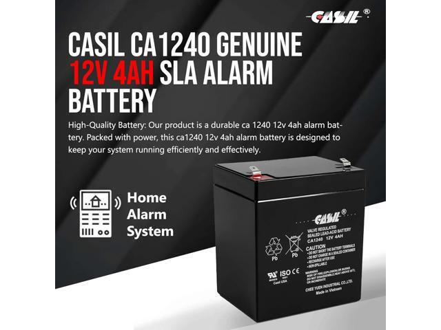 Casil CA1240 12v 4ah Battery for Alarm System Battery mh26038