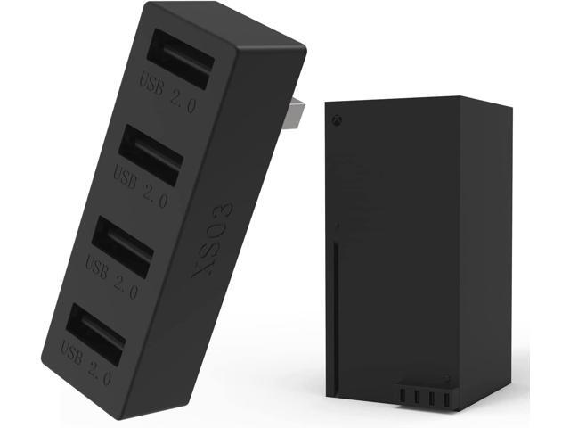 JZW-Shop 4 Ports USB Hub 2.0 for Xbox Series X, High Speed USB Hub Splitter Expansion Adapter Compatible with Xbox Series