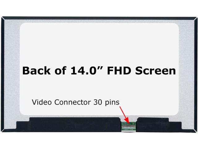 GBOLE New Screen Replacement for Dell Latitude 14 5450 P165G (After 2020) (FHD 1920x1080 30pin Non-Touch IPS) LCD LED Display