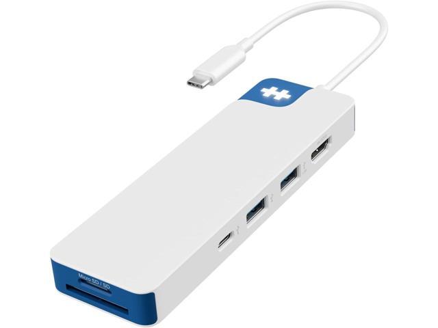 HyperDrive Flex 8-Port USB C Hub Multiport Adapter for Crisp Visuals, Fast Transfer, Charging HDMI 4K30Hz, 100W Power Delivery, 5Gbps, 2X USB-A,...