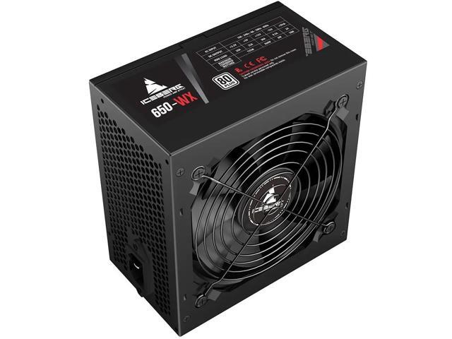 Iceberg Gaming Combo: Titan M16 Plus EATX Case with (7) Seven aRGB Fans + 650-WX 650W 80 plus Power Supply