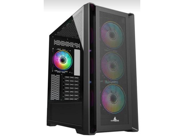 Iceberg Gaming Combo: Titan M16 Plus EATX Case with (7) Seven aRGB Fans + 650-WX 650W 80 plus Power Supply