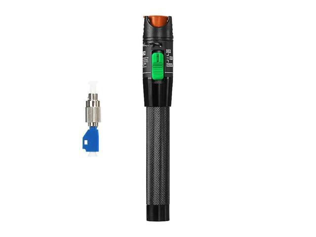 FOR 30mW VFL and LC adapter Optical Fiber Cable Tester, Fiber Optic Visual Fault Finder 30Km Range Red pen