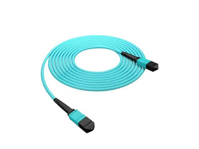 FOR OM3 MPO-MPO eter Fiber Optic Patch Cord 12 s Fiber MPO Trunk Fiber Jumper Cable