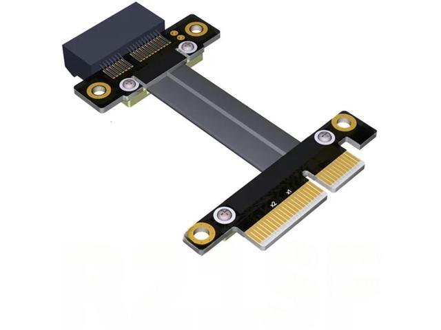 FOR PCI-E x4 to x1 extension converter cable pice 4x to PCIe3.0 1x adapter Flexible Flat Cable computer motherboard extend