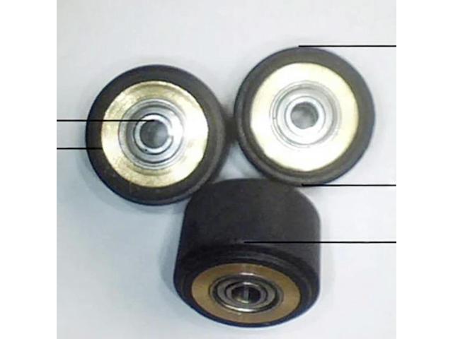 FOR m Rubber pinch roller for cutter plotter paper pressure copper core rollers 3X16X11MM 4pcs/lot