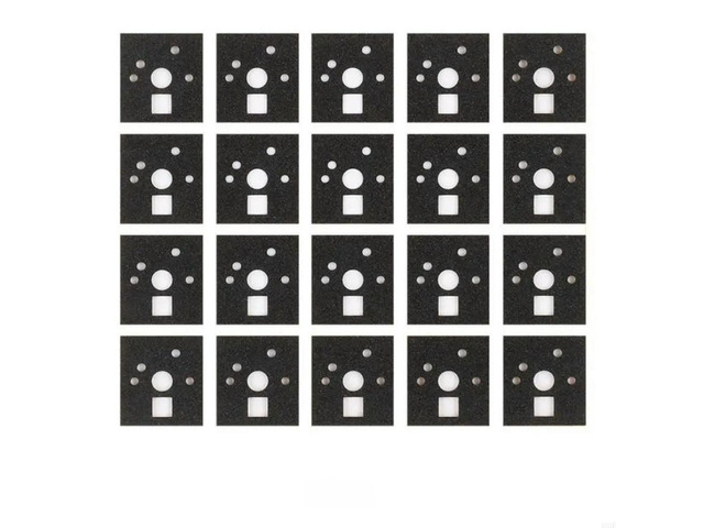 FOR 120 Pieces Mechanical Keyboard Switch Sticker Noise Dampener Foam Sound Reduction Insulation Film for Switch Stabilizer