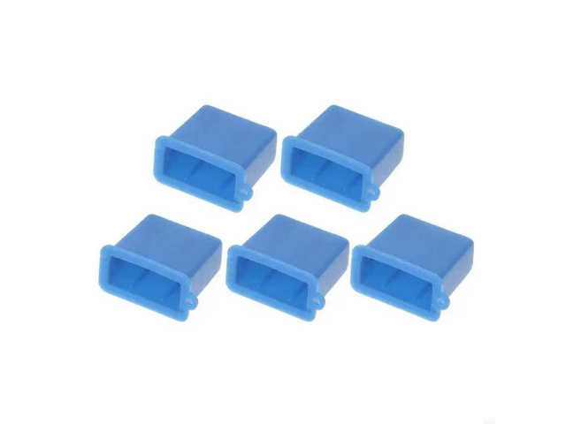 FOR 5Pcs USB Type A Male Plug Stopper Cap Cover Charging Port Protector