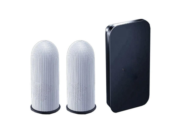FOR 1 pair Gamer Sleeves Sweatproof Gamer Finger Covers Fingertips Sleeve for Mobile Game Controllers