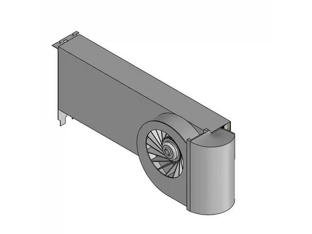FOR Fits A16 A30 A40 A80 A100 A800 H100 H800 L40 170HX Graphics Card U-shaped Turbo Heat Sink fan