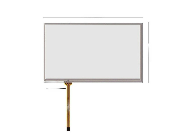 FOR 7inch 4 Wire 165*99 For AT070TN92 AT070TN94 Touch Screen Digitizer Glass 165X100mm DVD GPS HSD070IDW1 D00 E11 Touchpad 10PCS