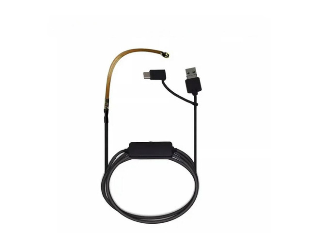 FOR Tyep-c Android Phone Ultra-fine Endoscope FPC Flexible Ribbon Cable OV9734 Endoscope Camera Module 75°~140° Depth of Field 3.5mm