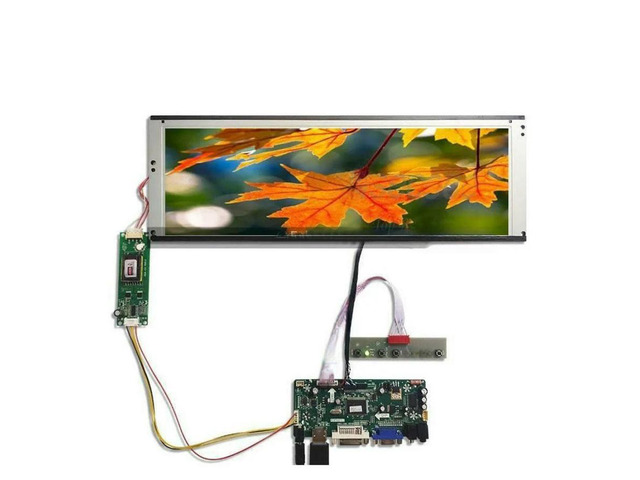 FOR 1280x390 LCD LED Screen Replacement 14.9inch LTA149B780F M. NT68676 HDMI+DVI+VGA Contorll Board