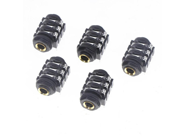 6.35mm Stereo Audio Jack PCB 5PCS