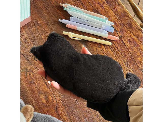Cartoon Cat Plush Pencil Case