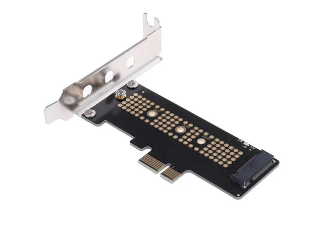 FOR NVMe PCIe M.2 NGFF SSD to PCIe x1 adapter card PCIe x1 to M.2 Card with Bracket
