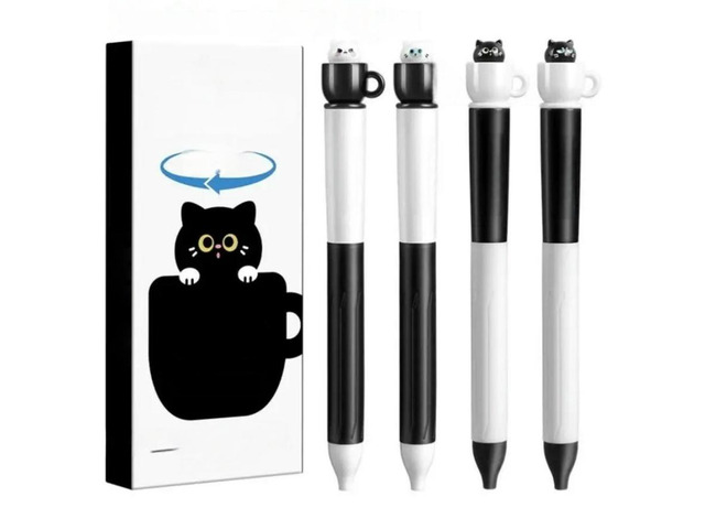 Teacup Cat Gel Pen 0.5mm