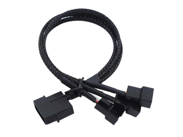 Molex to 3-Way Fan Splitter Cable