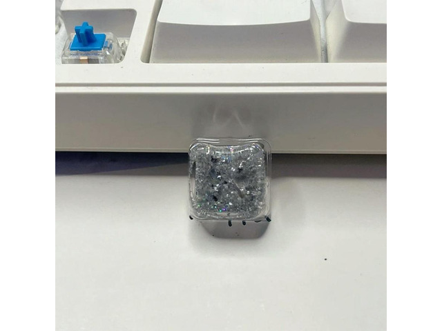 Resin Keycap Butterfly Glitter
