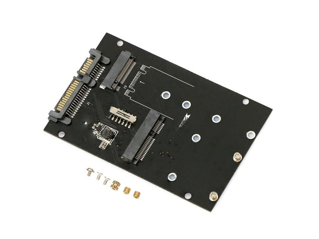 M.2 NGFF to SATA Adapter 2-in-1