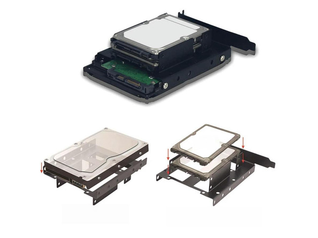 SSD to PCI-e Metal Bracket