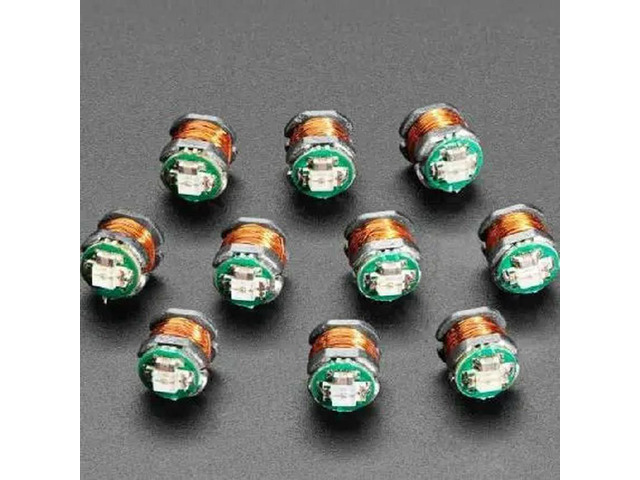 Large Inductive Wireless LEDs 10-Pack Green