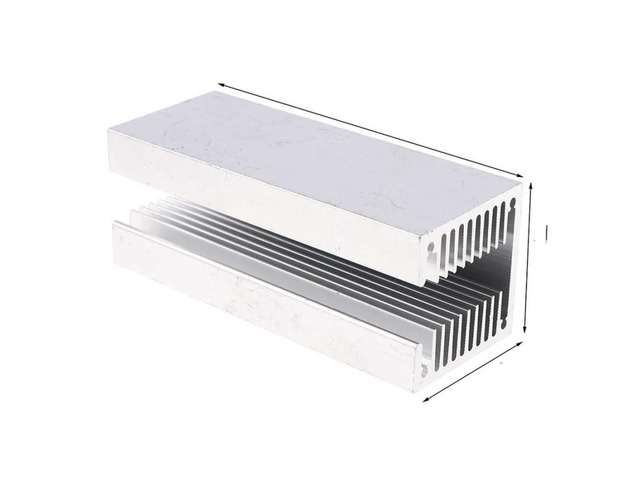 Aluminum Heatsink U-slot 40/50MM