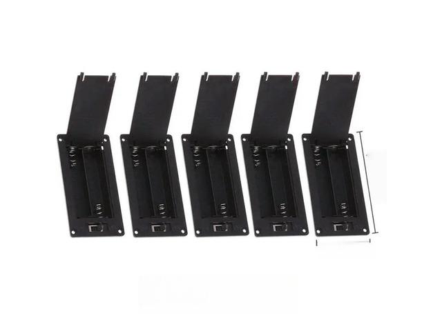 AAA/AA Battery Case Round 1/5Pcs