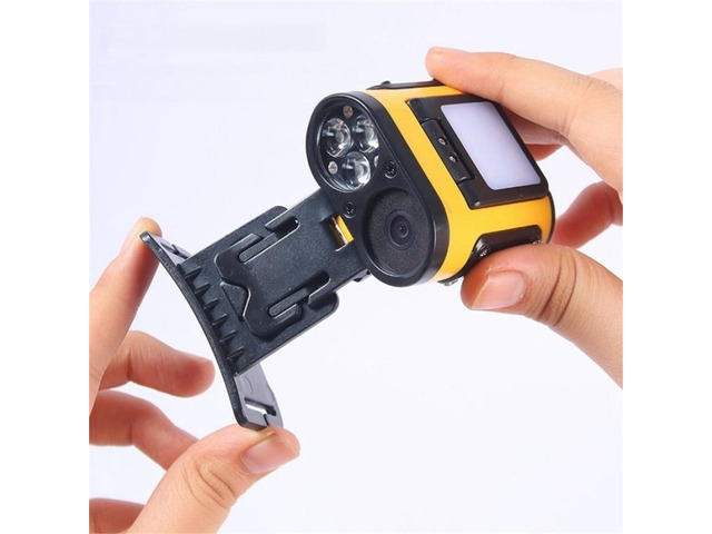 LED Headlamp Camera Recorder Rechargeable