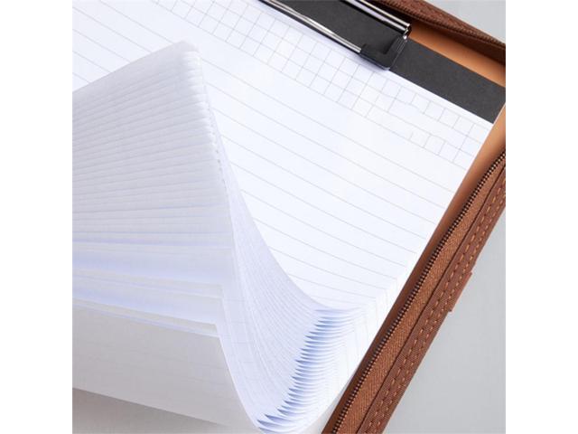 Leather Padfolio with Zipper Handle