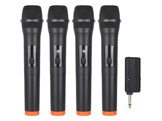 4Pcs Wireless Dynamic Handheld Microphone