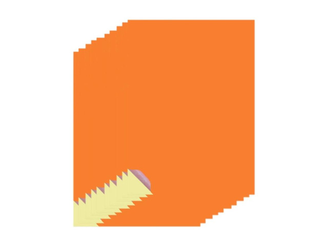 A4 Fluorescent Orange Sticker Paper