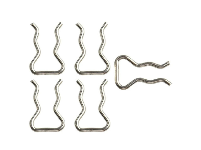 Clamp 1.4mm Stainless Steel Fuel Injector 5Pcs