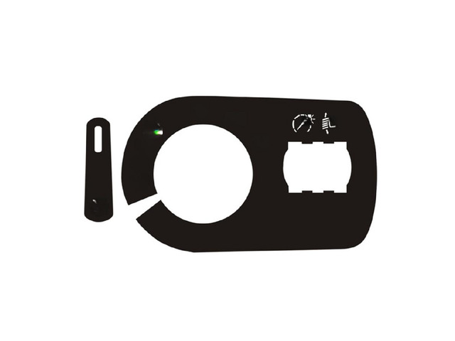 Light Switch Repair Sticker Black Overlay