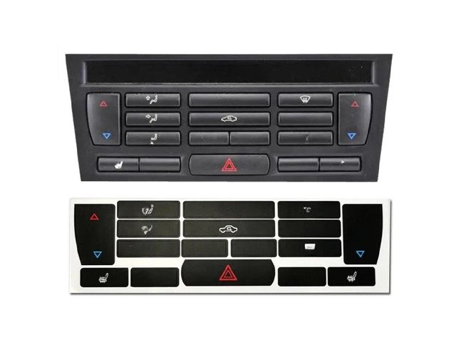SAAB 9-3 Climate Control Decals 2003-07