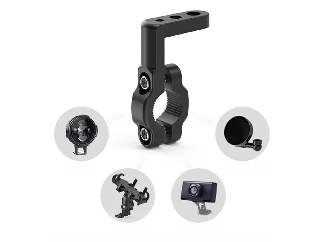 Handlebar Bracket 22mm Aluminum Metallic