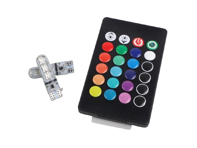 Wireless T10 RGB Bulb Remote Control