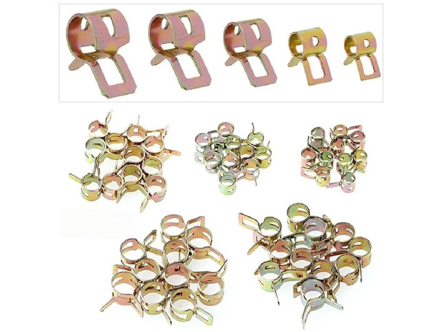 Spring Hose Clips 5-9mm 50Pcs