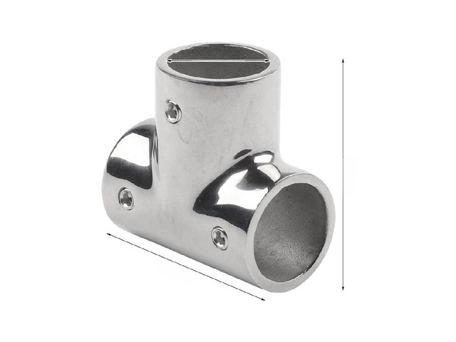 Three-Way Pipe Tee 316 Stainless