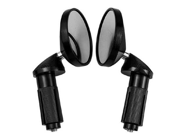 Aluminum Handlebar Mirrors Adjustable Angle