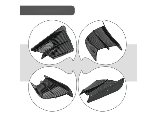 Aerodynamic Wing Kit Weather Resistant Plastic