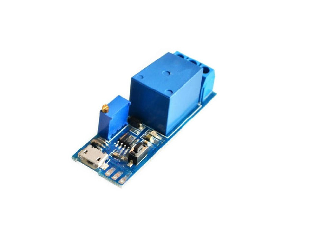FOR Smart Electronics 5V-30V Micro USB Power Adjustable Delay Relay Timer Control Module Delay Switch