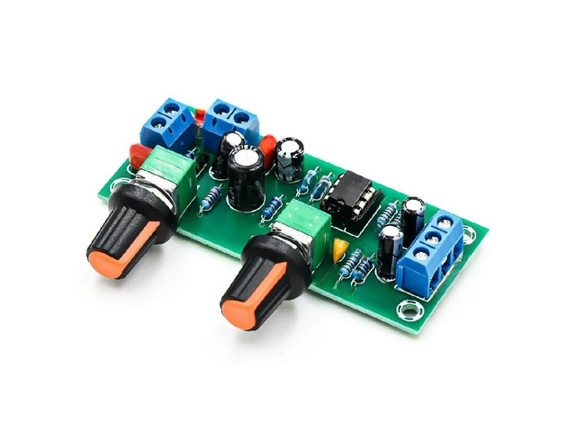 FOR Single power 10-24V overweight subwoofer front stage plate low pass filter board front stage tone board front finished board