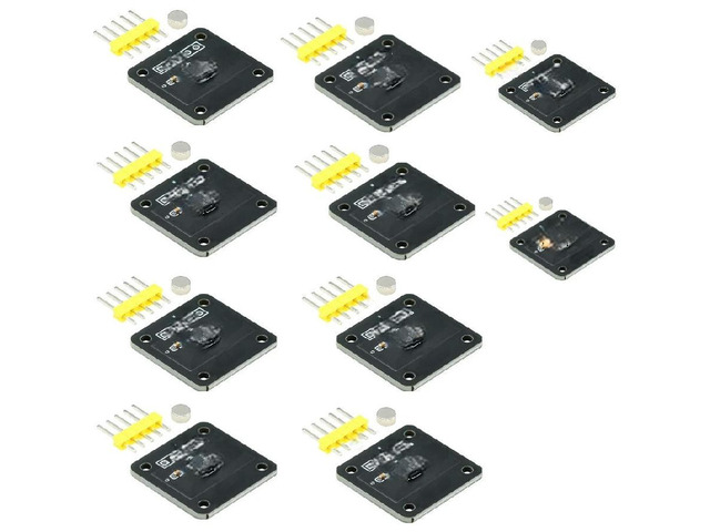 FOR MT6701 magnetic encoder magnetic induction angle measurement sensor module 14bit high precision instead of AS5600
