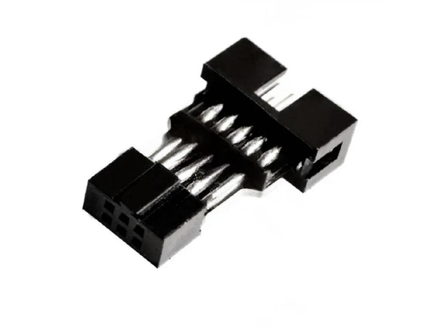 FOR 10 Pin to 6 Pin Adapter Board for AVRISP MKII USBASP STK500