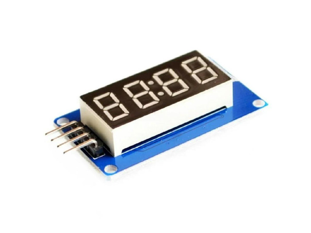 FOR 4 Bits Digital Tube LED Display Module With Clock Display TM1637 for PI