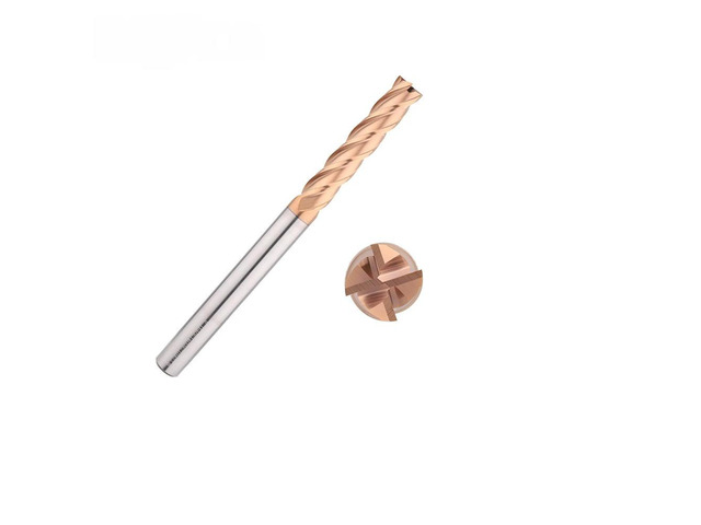 HRC55 4 Flute Coated Extension Milling End Mill