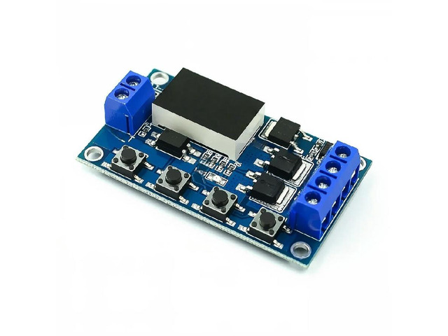 FOR DC 12V 24V Dual MOS LED Digital Time Delay Relay Cycle Timer Delay Switch Circuit Board Timing Control Module DIY