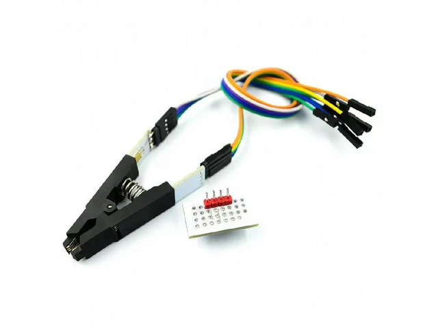 FOR Programmer Test clip SOP8 Eight-pin BIOS clip Wide and narrow body 8-pin universal clip Adapter clip IC Socket Burning chip clip