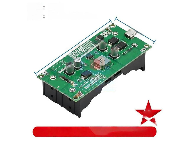 FOR Type-C 15W 3A 18650 Lithium Charger Module DC-DC Step up Booster Fast Charge UPS Power Supply Converter 5V 9V 12V
